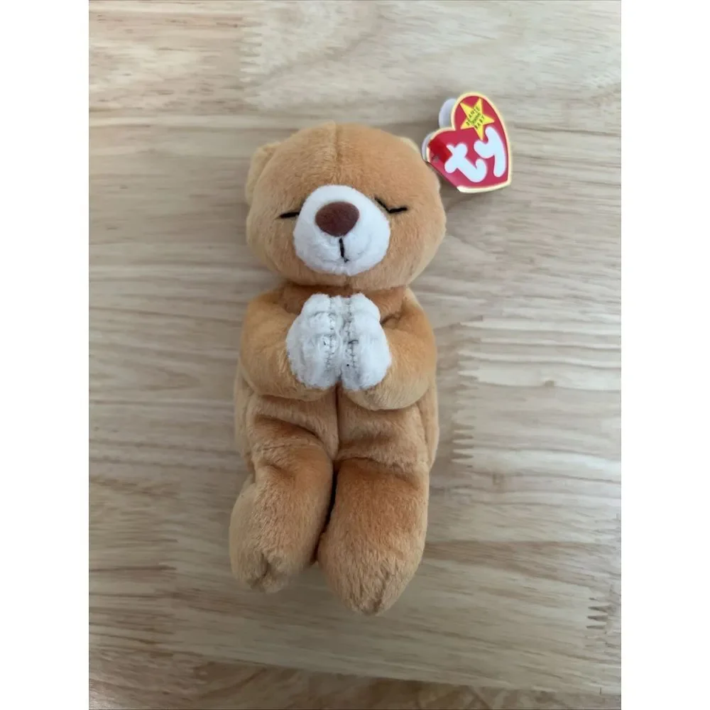 Rare Beanie Baby - Hope the Praying Bear - 1998/1999 -‎ Mint with Tag Errors